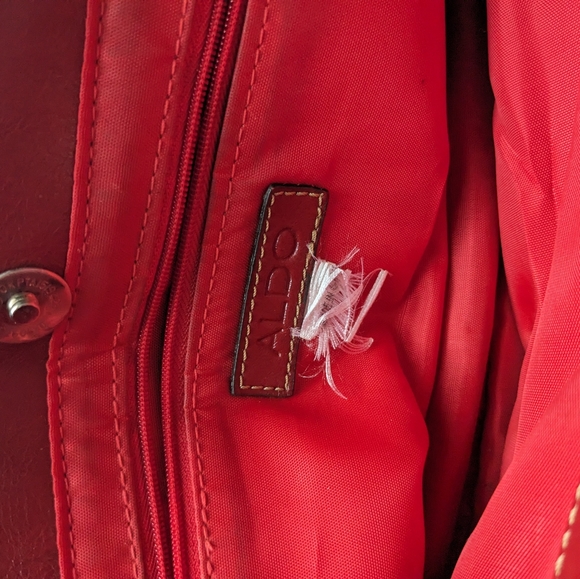 Aldo tote bag in cherry red - Picture 5 of 12